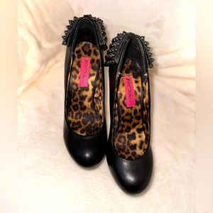 Betsey Johnson heels! Worn once great condition so they are like new.